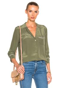 Equipment Keira Top In Green