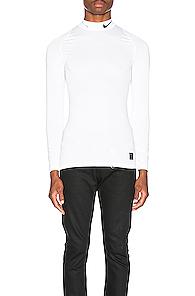 1017 Alyx 9sm Glitter Training Turtle Neck In White