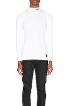 1017 Alyx 9sm Glitter Training Turtle Neck In White