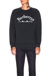 Burberry Battarni Sweatshirt In Blue