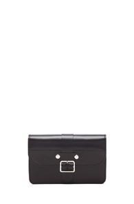 Comme Des Garcons Small 6 Pocket Buckle Wallet In Black