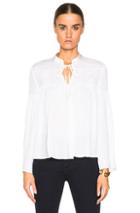 Alice + Olivia Cailin Top In White