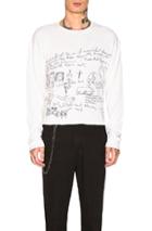 Enfants Riches Deprimes Heroin Needles Long Sleeve Tee In Neutral