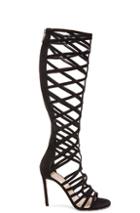 Tamara Mellon Venus Suede Heels In Black