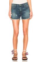 Sandrine Rose Embroidered Mini Shorts In Blue