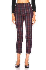 Rag & Bone Simone With Yoke In Plaid,red,purple