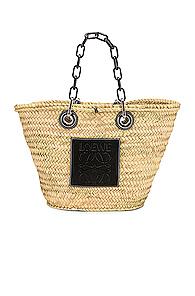 Loewe Basket Chain Bag In Neutral