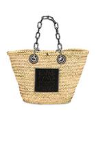 Loewe Basket Chain Bag In Neutral