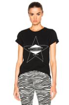Saint Laurent Palladium Tee In Black