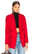 Nicholas Red Suiting Blazer In Red