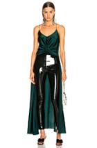 Caroline Constas Cape Tank In Green
