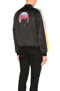 Saint Laurent Moonlight Panther Teddy In Black