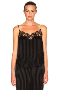 Givenchy Thin Stripe Camisole In Black