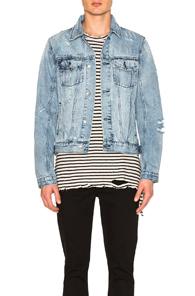 Ksubi Classic Super Smashed Jacket In Blue
