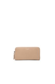 Saint Laurent St Germain Large Wallet In Neutrals