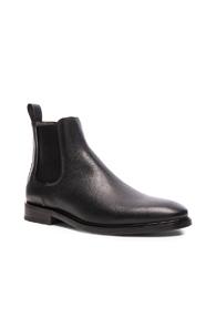 Lanvin Leather Chelsea Boots In Black