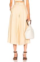 Nicholas Belted Wide Leg Pant In Neutral