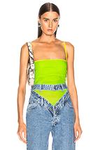 Y/project Layered Tank Top In Green