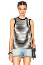 R13 Baby Muscle Tee In Stripes