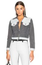 Re/done Levi's Heritage Box Jacket In Gray,black