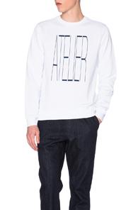 A.p.c. Atelier Sweatshirt In White