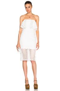 Nicholas Flare Top Dress In White