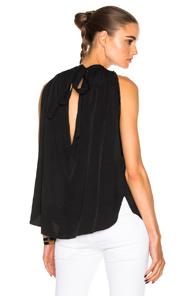 Helmut Lang Back Tie Halter Top In Black
