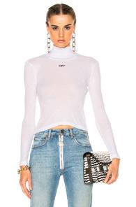 Off-white Wife Beater Turtleneck In White