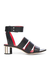 Proenza Schouler Leather Sandals In Black