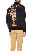 Loewe Pottery Bomber Jacket In Black