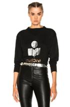 Isabel Marant Etoile Kilsen Shiny Marant Tee In Black
