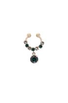 Givenchy Diamond Colors Pendant Septum Ring In Metallics,green