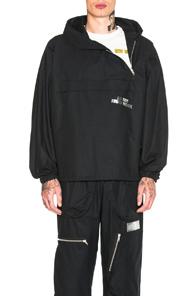 Off-white Art Dad Shuttle Track Top In Black