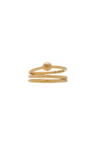 Maria Black 14 Karat Helix Trapez Ring In Metallics