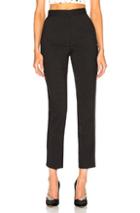 Dolce & Gabbana Pinstripe Stretch Wool Trousers In Black,stripes