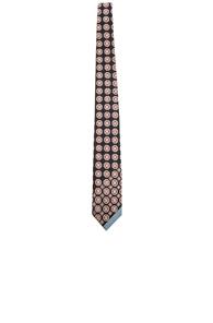 Yohji Yamamoto Tie In Black,geometric Print,floral