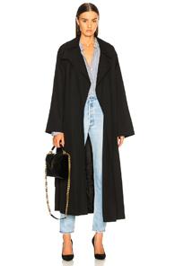 Nili Lotan Matland Coat In Black