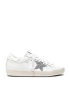 Golden Goose Swarovski Crystal Embellished Superstar Low Sneakers In White