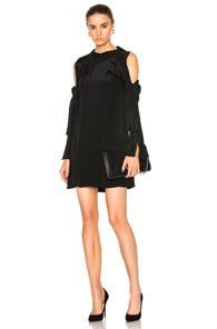 3.1 Phillip Lim Cold Shoulder Dress In Black