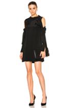 3.1 Phillip Lim Cold Shoulder Dress In Black