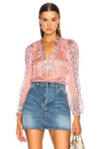 Ulla Johnson Constance Top In Red