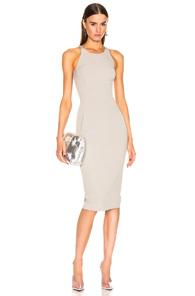 Rick Owens Tank Dress In Gray