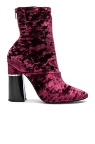 3.1 Phillip Lim Kyoto Velvet Boots In Purple