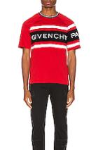 Givenchy Slim Fit Logo Band Tee In Red