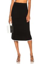 Joostricot Midi Skirt In Black,white