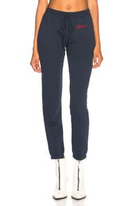 Re/done Chain Stitch Sweatpant In Blue