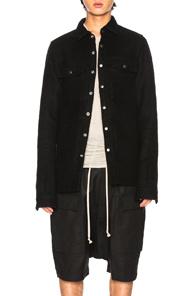 Rick Owens Outshirt In Black