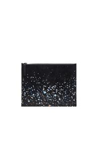 Maison Margiela Pollock Effect Pouch In Black