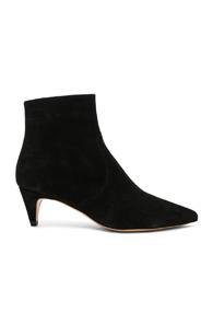 Isabel Marant Suede Derst Boots In Black