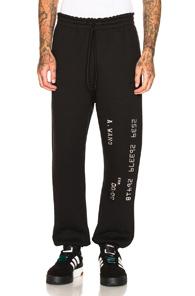 Alexander Wang Credit Card Sweatpants In Black